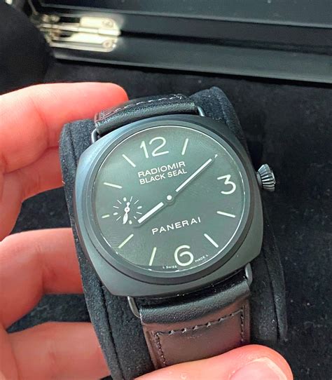 panerai all black|panerai black seal.